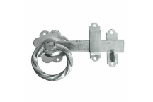 Timco Twisted Ring Gate Latch Galv - 6\"