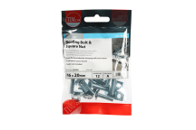 Timco Roofing Bolt & Square Nut - M6 x 20mm (12pcs)