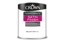 Crown Satin Finish Brilliant White - 1L