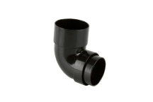 Roundstyle Downpipe Bend -  92½° Black