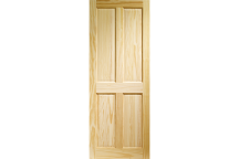 Internal Clear Pine Victorian 4 Panel Door - 1981 x 762 x 35mm (30\")