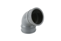 Industrial Single Socket Top Offset Bend - 112½° Grey