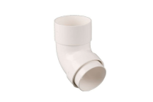 Roundstyle Offset Downpipe Bend - 112½° White