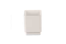 Squarestyle Downpipe Connector White