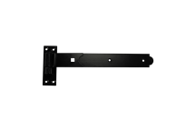 Timco Straight Band Hook Plate Black - 350mm (2pcs)