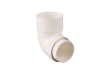Roundstyle Downpipe Bend -  92½° White