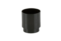 Roundstyle Downpipe Connector Black