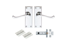 Victorian Scroll Door Pack - Polished Chrome