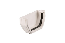 Squarestyle External Stopend White