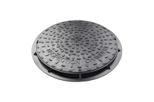 Secured Plastic Cover for Driveways 450mm Diameter 50kN Black