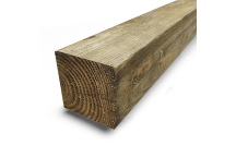 100 x 150mm (6 x 4\") Treated Timber Fence Post 3m Green