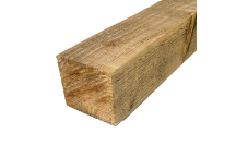 100 x 125mm (5 x 4\") Treated Timber Fence Post 2.4m Green