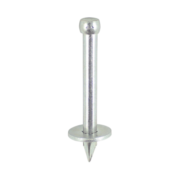 Timco Masonry Nails Washered Zinc - 30 x 3.70mm (100pcs)