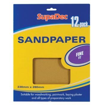 Fine Sandpaper F2 12PCS