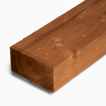 100 x 200mm (8 x 4\") Treated Sawn Timber Sleeper 1.8m Brown