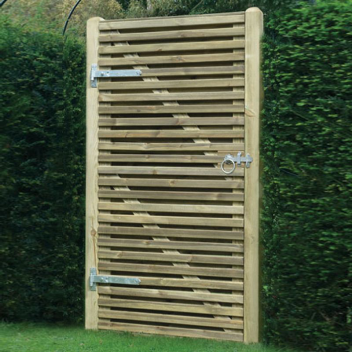 Superior Double Slatted Gate - 1.8 x 0.9m (6 x 3\')
