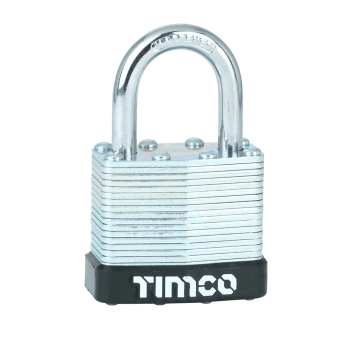 Timco Laminated Steel Padlock - 40mm