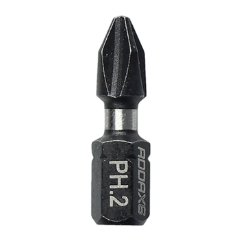 Timco Addax X6 Impact Driver Bits Phillip - No.2 x 25mm (10pcs)