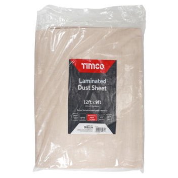 Timco Laminated Dust Sheet - 12 x 9\"