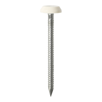 Timco Polymer Headed Nails A4 Stainless Steel White - 50mm (100pcs)