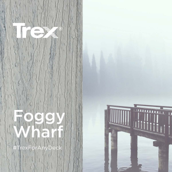 Trex Enhance Naturals Composite Decking Board Foggy Wharf - 4.88m