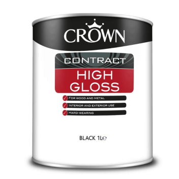 Crown High Gloss Black - 1L