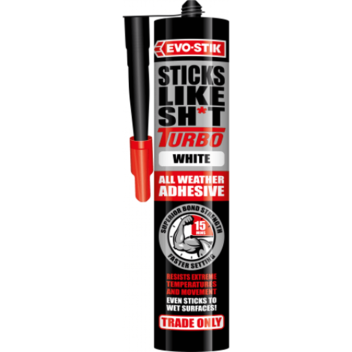 Evo-Stik Sticks Like Sh*t Turbo Adhesive White - 290ml