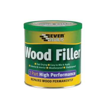 Everbuild Two Part High Performance Wood Filler White - 500g