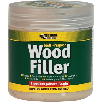 Everbuild Multi Purpose Wood Filler Tub - Pine 250ml
