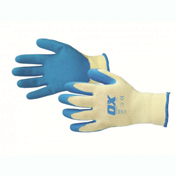Ox Pro Latex Grip Gloves - Size L