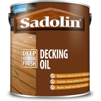 Sadolin 2 in 1 Decking Oil Clear - 2.5L