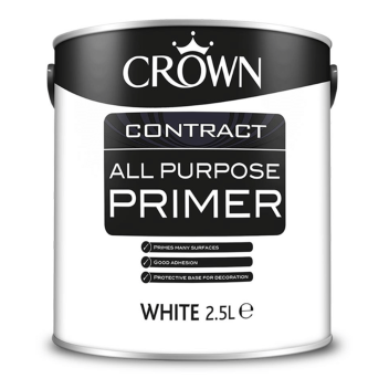 Crown All Purpose Primer White - 2.5L