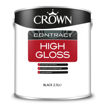 Crown High Gloss Black - 2.5L