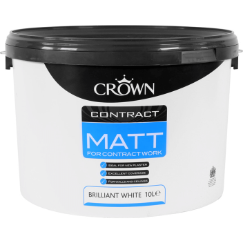 Crown Matt Brilliant White - 10L