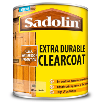 Sadolin Extra Durable Clearcoat Clear Satin - 1L