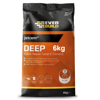 Everbuild Jetcem Deep Repair Sand & Cement - 6kg